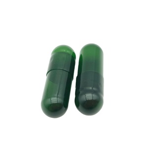 Hot bán 100% tinh khiết tự nhiên màu xanh lá cây màu rỗng viên nang cứng HPMC thực vật viên nang - Product Image 1