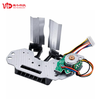 AV Projektör Ekipmanları için Yüksek Hassasiyetli 15mm Mikro Adımlı Step Modülü 5V 12Ω 1000 PPS Bıçak Mekanizması