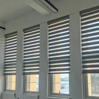 Rideau transparent élégant en faux lin, double couche, occultant, protection UV, style américain, personnalisable pour bureaux et salons