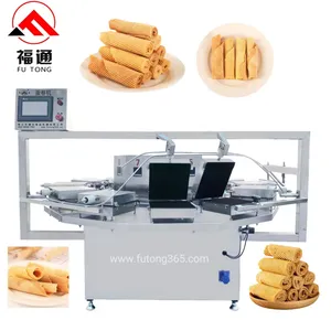FT Automatic Waffle Bowl Ice Cream Cone Baker Maker Rolled Snow Sugar Cone Baking Machine