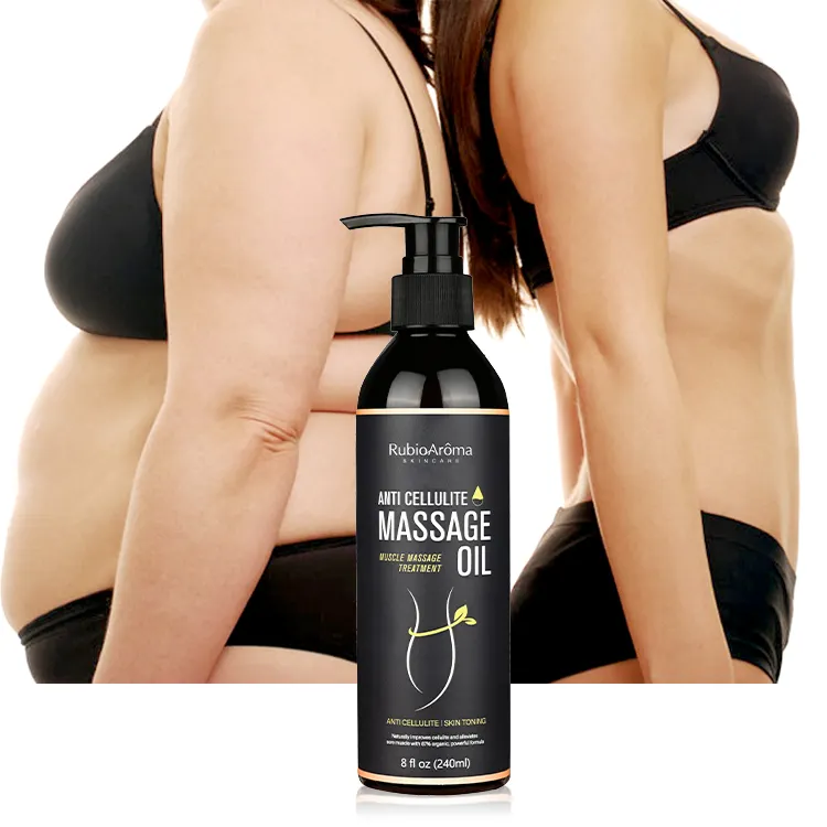 Fabriek Private Label Lavendel Essentiële Lichaam Olie Gewichtsverlies Anti Cellulite Biologische Vegan Spa Massage Body Olie
