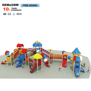 Ensemble de toboggans d'extérieur neufs, directement de l'usine, pour enfants, en métal, plastique et acier, populaires pour les écoles et les centres commerciaux - Product Image 5