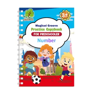 子供のための安いレタリング英語練習ペイントコピーブックマジック書道本