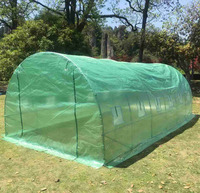 Serre tunnel robuste à conception extra large avec 12 fenêtres de ventilation – Kit complet de serre agricole en gros