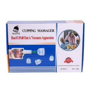 Kaleng vakum medis Tiongkok, 24 cangkir cangkir bekam elektrik dengan kotak terapi tubuh belakang, Set bekam vakum Cina - Product Image 6