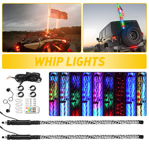 ไฟเสาธง LED AUXITO 2x 3 ฟุต พร้อมรีโมทคอนโทรล สำหรับรถกระบะ ฟอร์ด ATV - Product Image 5