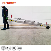 Grue à portique compacte en alliage d'aluminium de 0,5 tonne, 1 tonne, 2 tonnes avec télécommande sans fil