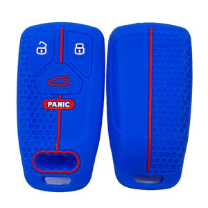 Housse de <span class=keywords><strong>clé</strong></span> à 4 boutons en silicone, protection intégrale pour <span class=keywords><strong>A1</strong></span> A3 A4 A6 Q3 Q5 Q7 TT R8 pour <span class=keywords><strong>Audi</strong></span> - Product Image 3