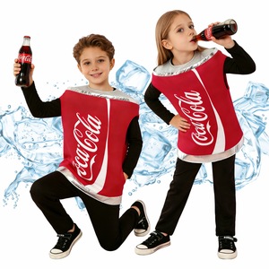 Disfraz Infantil de Coca-Cola para Halloween, Traje Rojo y Negro, Talla Mediana - Product Image 2
