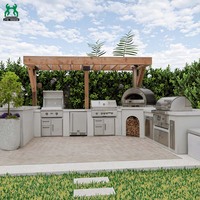 Maisons conteneurs en acier avec cuisine extérieure pour usage commercial/villa/appartement, design contemporain, construction durable, installation facile