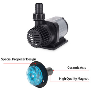 Pompe à eau submersible haute pression 20000 L/h 60 Hz, puissance variable 0,67 CV, pour aquarium et bassin à koïs, avec joint en acier inoxydable pour extérieur - Product Image 3