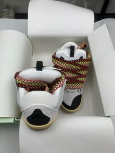 Sneakers de luxe en cuir véritable, sneakers plateforme de haute qualité avec lacets larges, chaussures décontractées tendance et à la mode - Product Image 6