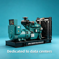 Générateur diesel silencieux 1800 kW 50 Hz 415 V avec ATS pour alimentation de secours de centre de données, certifié CE