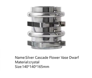 Adornos Artísticos de Nuevo Diseño, Decoración de Muebles Suaves, Jarrones de Flores de Cristal con Diseño Geométrico - Product Image 3