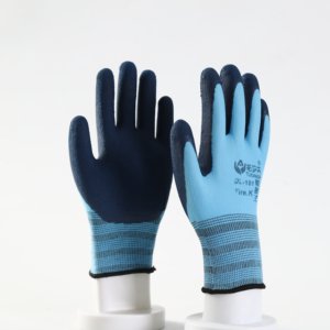 ถุงมือนิรภัยทำงานเคลือบลาเท็กซ์ทนทานด้ามจับกันลื่น - Product Image 2