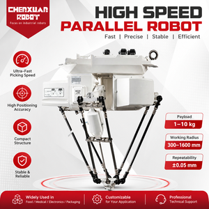 Robot Delta Paralelo Industrial para Manipulación Automática en Líneas <span class=keywords><strong>de</strong></span> Producción <span class=keywords><strong>de</strong></span> Alimentos y Electrónica - Product Image 3