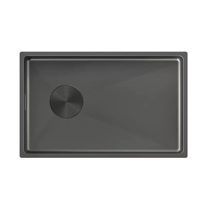 Robinet de cuisine extractible à 360 degrés, à gorge unique, en acier inoxydable 304 ultra-épais, pour évier rectangulaire - Product Image 6