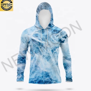 Ropa de Pesca Personalizada para Hombre, Sudaderas con Capucha Sublimadas Transpirables con Protección Solar UPF 50+, Ropa de Pesca de Camuflaje - Product Image 2