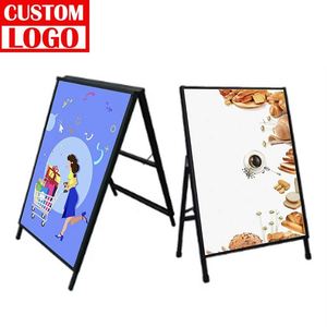 Letrero de Pavimento de Doble Cara con Impresión Digital, Fácil de Instalar en Exteriores - Product Image 1