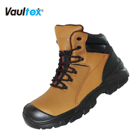 Botas de Seguridad Vaultex Cow de Dos Capas con Relieve, Suela de PU, Puntera de Acero, Botas de Trabajo, Botas de Seguridad para Hombre