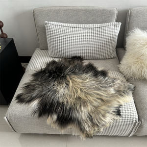 vendita diretta in fabbrica capelli lunghi in alta qualità di pelliccia di capra - Product Image 4