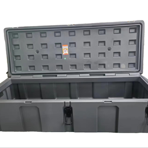 กล่องเก็บของบนหลังคารถ BESTCASES 110L LLDPE ผลิตด้วยวิธี Rotomolded วัสดุพลาสติกแข็ง ทนทาน กันน้ำระดับ IP65 ปิดด้วยตัวล็อคแบบหัวเข็มขัด รับผลิตแบบ OEM/ODM เหมาะสำหรับการตั้งแคมป์และเดินป่า รับประกัน 3 ปี รุ่น TB110 CA - Product Image 3