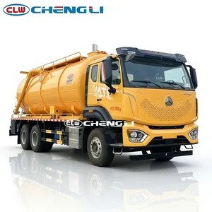 Camión de Succión de Aguas Residuales de 24000 Litros, HOWO 6X4 de Servicio Pesado, Tanque de Vacío de 12m3, Camión de Limpieza de Alcantarillado en Venta - Product Image 1