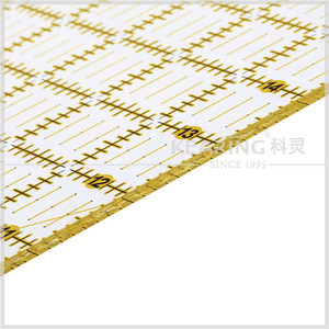 Kearing Règle de Quilting Droite pour Patchwork <span class=keywords><strong>Acrylique</strong></span> 24 "* 6" Lignes de <span class=keywords><strong>Couture</strong></span> Échelle Impériale Règle de Quilting pour Handicrafter KPR2406 - Product Image 4