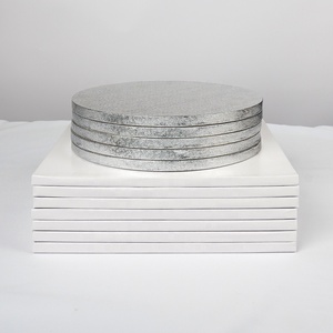 Bảng Bánh Trắng Hình Chữ Nhật Tròn Lượn Sóng 4 6 8 10 12 14 Inch Giá Bán Buôn Trống Bánh 24 Chiếc Bảng Bánh Vàng - Product Image 2