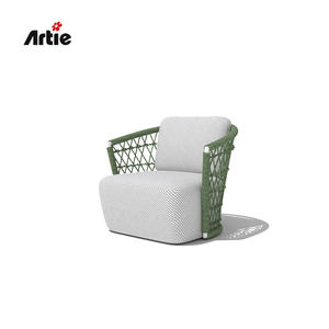 Artie ounge أثاث الفناء المعاصر أريكة ثلاثة أشخاص أثاث حدائق من الألومنيوم - Product Image 5