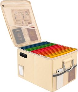 Home Office a prova di fuoco scatola per documenti 16.1X12.9 X 11in appeso cartella serratura a prova di fuoco armadietto di stoccaggio sicuro per legale - Product Image 3