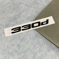 Autocollant ABS DIY pour coffre arrière, pour G20/G21/G28/F30-F35/E90-E93/E46, pour Série 3 325d/330d/335d/328d, protection de carrosserie, noir