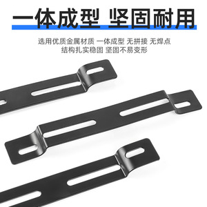 Soporte de hierro para matrícula trasera de motocicleta, para scooter, vehículo eléctrico, actualización y mejora - Product Image 4