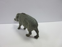 Figura 3D de Simulación Personalizada, Animal Salvaje, Jabalí, Juguete de PVC, Estatua, Decoración para el Hogar, Adorno Animal