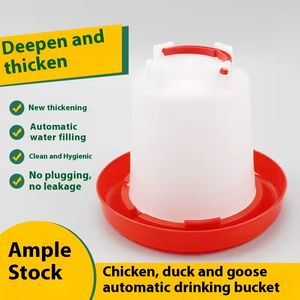 Automatic Chicken Drinking Water Fountain <strong>Duck</strong> Goose Pigeon Water <strong>Feeder</strong> Bucket and Sink Bottle for Chicken and Other Animals - Product Image 3