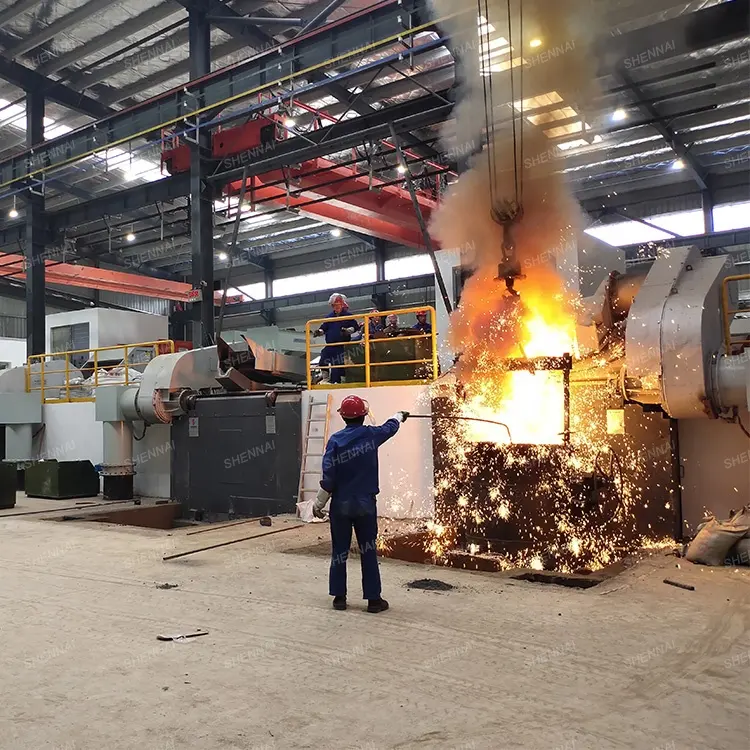 Venta caliente punto de acero Casi horno de fusión de hierro