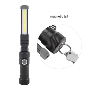 Portable <b>LED</b> Work <b>Light</b>, 360. Rotatable Foldable COB Flashlight, Rechargeable Magnetic Emergency <b>Light</b> for Camping FX-W552 FX-W5 - Product Image 4