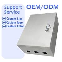 Caja de Distribución Metálica IP54 con Recubrimiento en Polvo, Gabinete Eléctrico de Montaje en Pared, Caja de Hierro para Tablero de Energía, Sistema Industrial Ouyue
