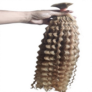 Cabello Humano Ondulado Profundo de Calidad Profesional – Paquetes de Cabello Virgen Remy para Trenzas Boho, Color Natural - Product Image 1