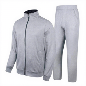 Conjunto Deportivo Informal con Capucha para Hombre, de Felpa Técnica Transpirable, para Gimnasio, Fitness y Entrenamiento, de Dos Piezas, Servicio OEM - Product Image 1