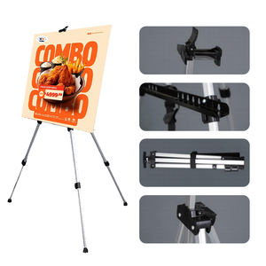 Support de Bannière Publicitaire Portable en Tissu avec Trépied Réglable et Cadre en Fer pour Affiches – Vente en Gros - Product Image 3