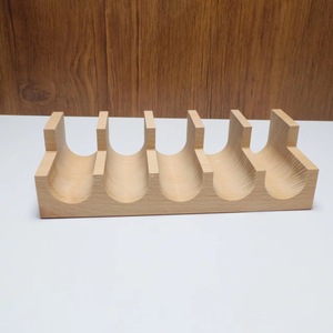 Bon marché Prix bois de hêtre 1 2 3 4 5 pièces porte-taco porte-sushi support support tacos supports - Product Image 5