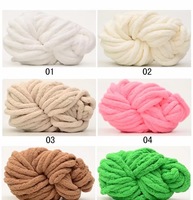 Modern Design Soft Crochet Pompom Fancy Yarn 100% Polyester Chenille Knit Arm Yarn
