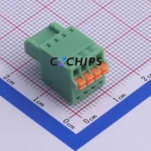 KF2EDGKD-2.5-4P Plug-in Terminal Block P=2.5mm Connector ( Connector Type: Plug )( Construction: 1x4P )( Pitch: 2.5mm ) - Product Image 2