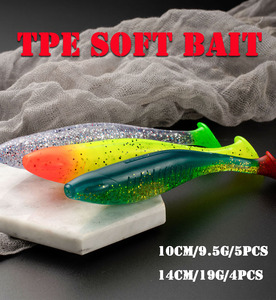 เหยื่อปลอมแบบ T-Tail Shad Swimbait ทำจากพ<span class=keywords><strong>ล</strong></span>าสติกซิลิกา<span class=keywords><strong>เจ</strong></span><span class=keywords><strong>ล</strong></span>แบบมีร่อง สำหรับตกปลาแบสในทะเล เหยื่อปลอม TPR นิ่ม - Product Image 6