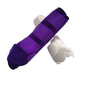 Ensemble de bottes de cheval de couleur rose populaire bottes de médecine équestre de qualité supérieure botte de Tendon équestre de Style professionnel avant et arrière - Product Image 4