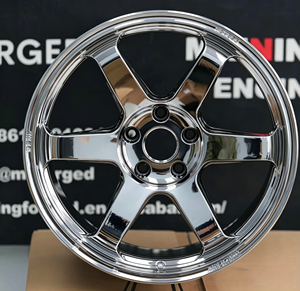 ล้อแม็กซ์ JIUHU IATF16949 DOT ดีไซน์ทรงกล้ามเนื้อ อลูมิเนียม 5x114.3 5x120 ขนาด 17-23 นิ้ว รุ่น Te37 สำหรับล้อฟอร์จ JDM - Product Image 5