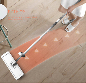 Mopa Plana <span class=keywords><strong>de</strong></span> Acero Inoxidable con Cabezal <span class=keywords><strong>de</strong></span> Microfibra, Fácil <span class=keywords><strong>de</strong></span> Escurrir, para Hogar <span class=keywords><strong>y</strong></span> Oficina - Product Image 2