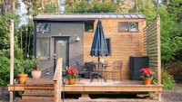 Kits de cabanes en bois de luxe modernes, maisons préfabriquées à deux étages, prix des maisons préfabriquées