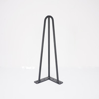 Pieds de table basse en acier de luxe léger, en fer métallique électrolytique, vente en gros d'usine, pieds de canapé pour canapés et tables